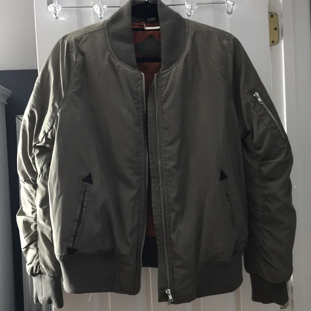 JOUJOU Army green bomber jacket